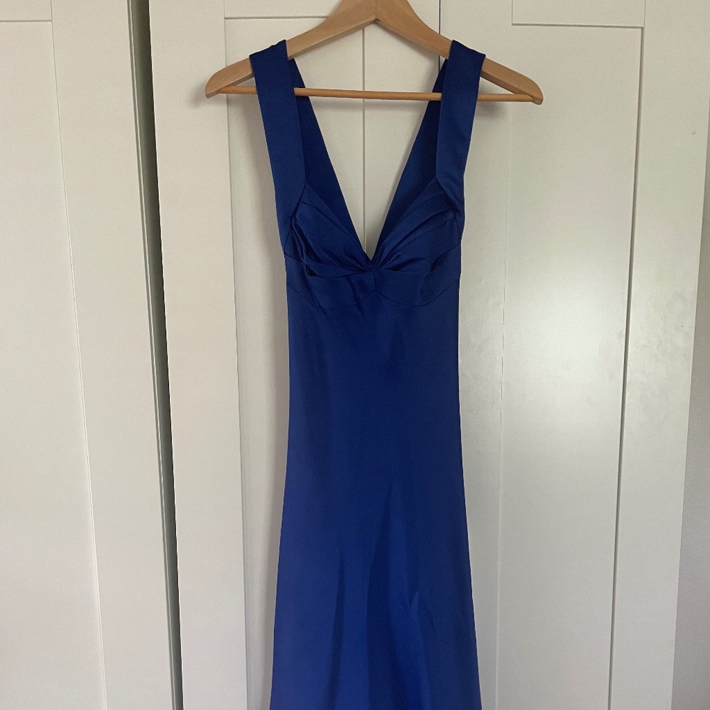 Calvin Klein Royal Blue cross back dress